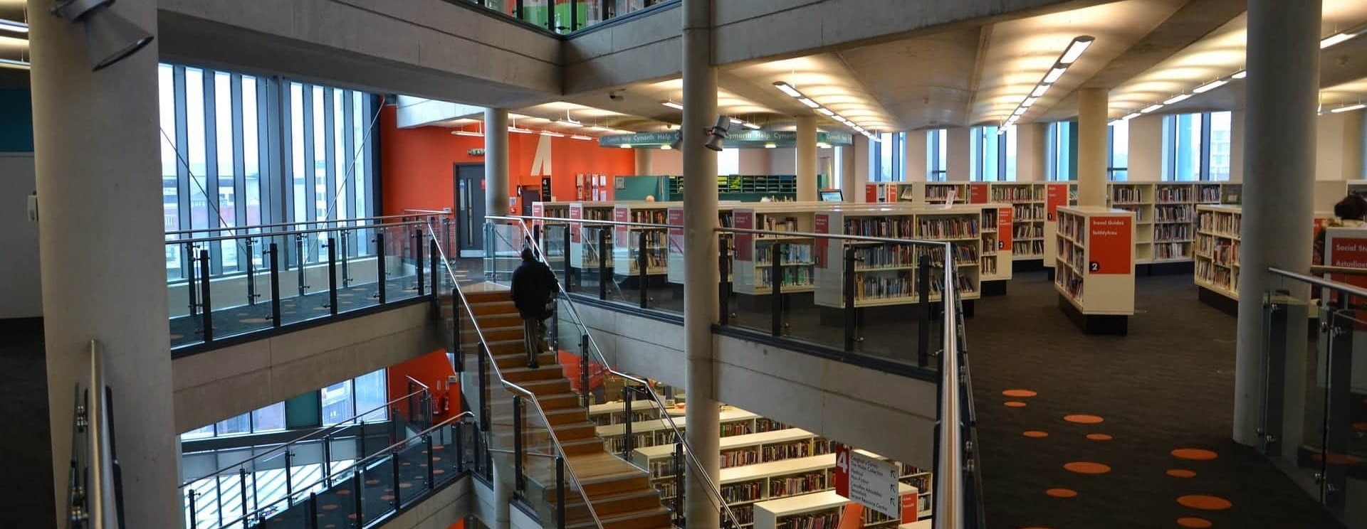 a view of our library