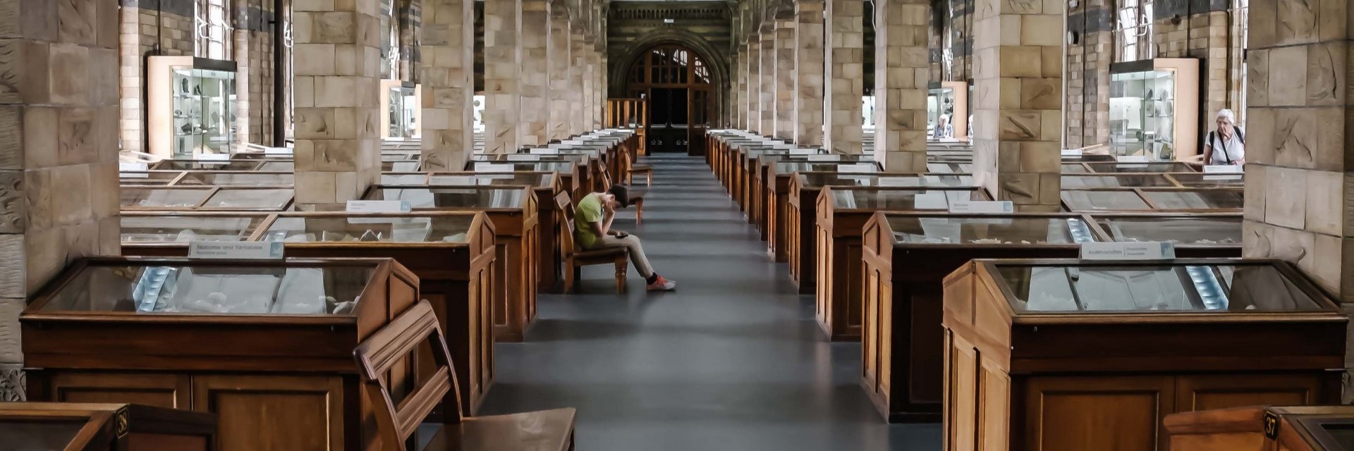 An image of one of our larger rooms. In this room, we have all of the glass displays. 